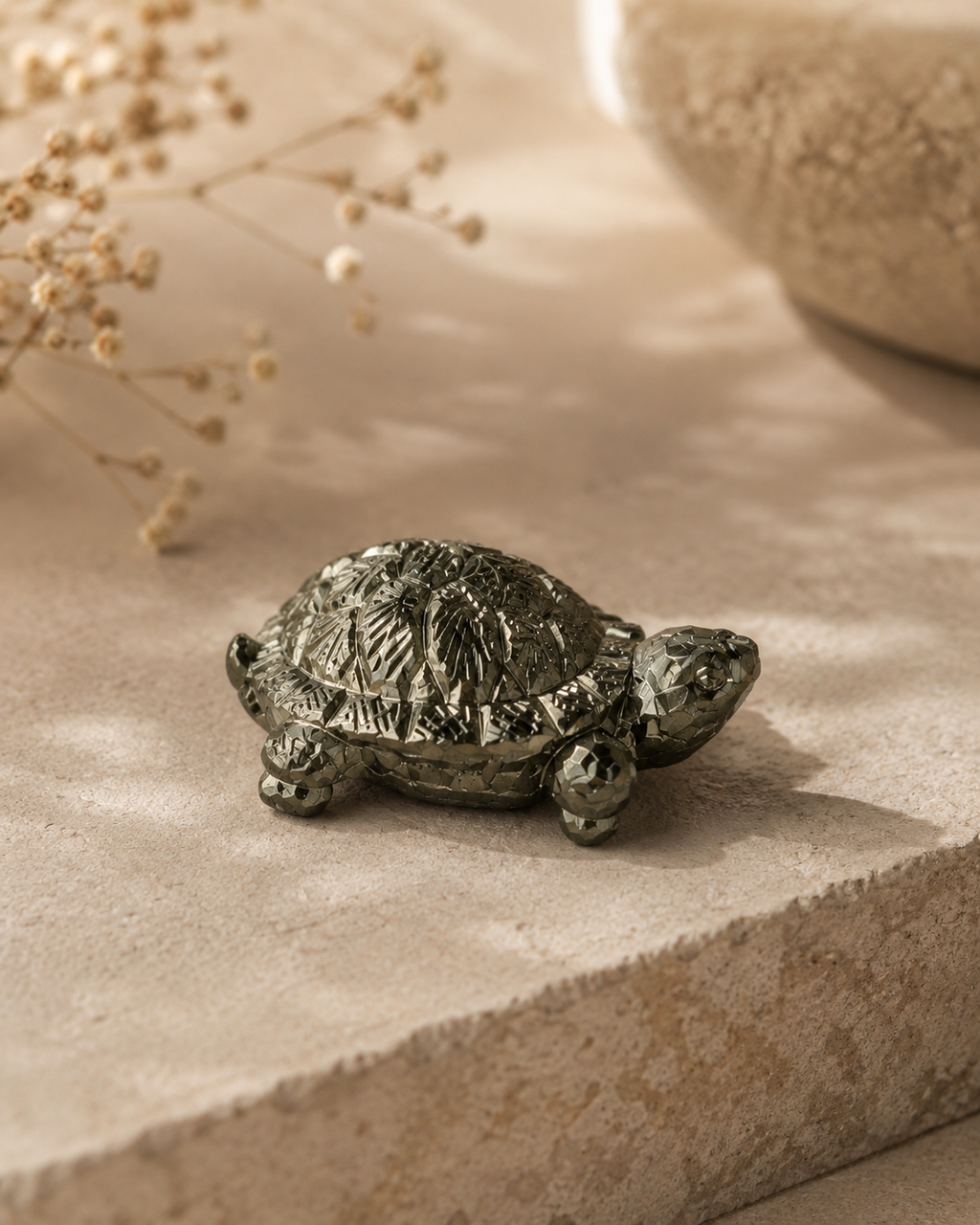 Pyrite Tortoise (Kachhua)