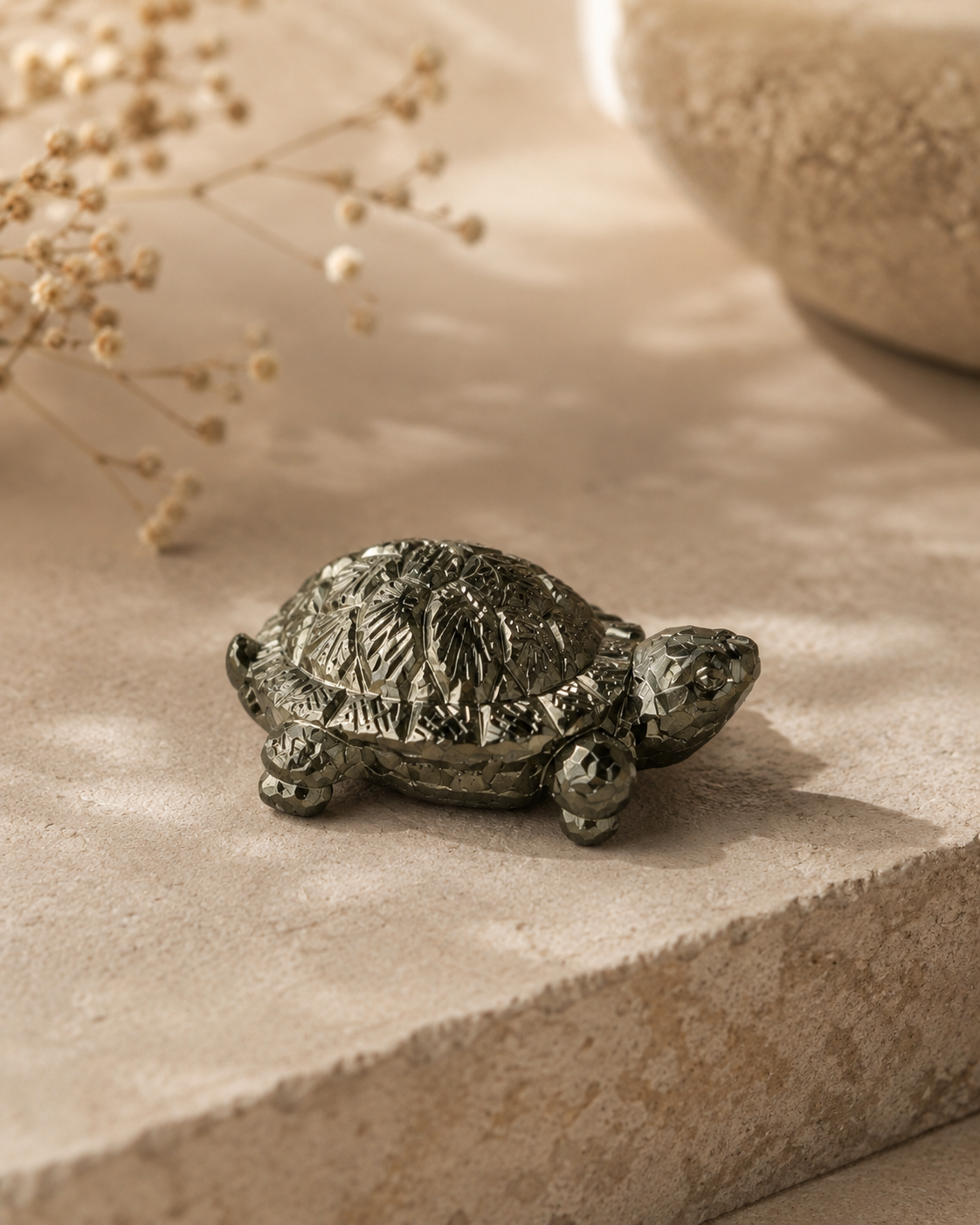 Pyrite Tortoise (Kachhua)