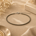 Raw Pyrite Anklet