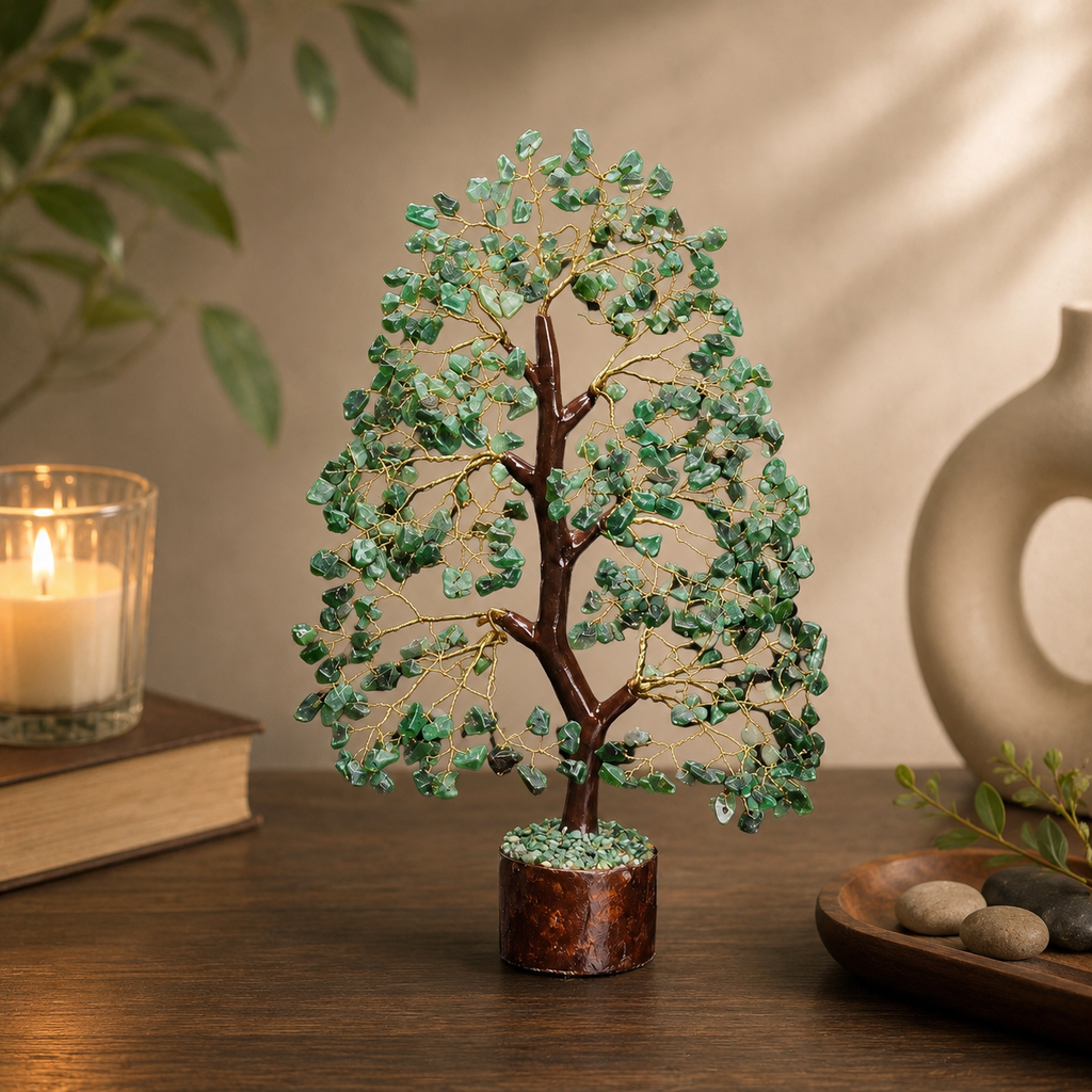 Green Aventurine Tree