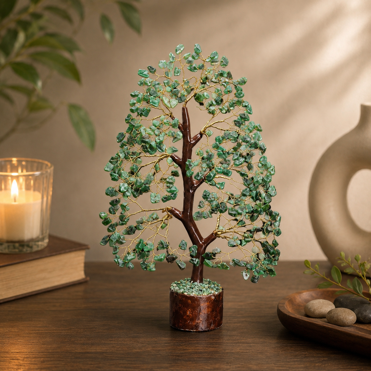 Green Aventurine Tree