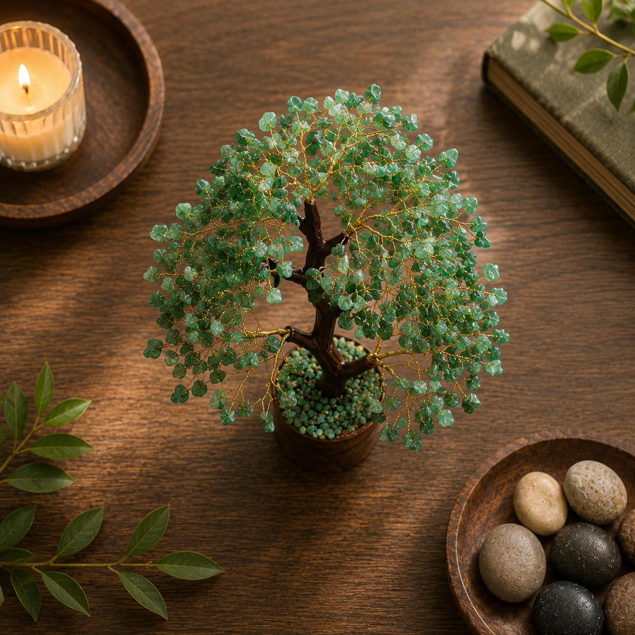 Green Aventurine Tree
