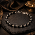Karungali Bracelet with silver cap