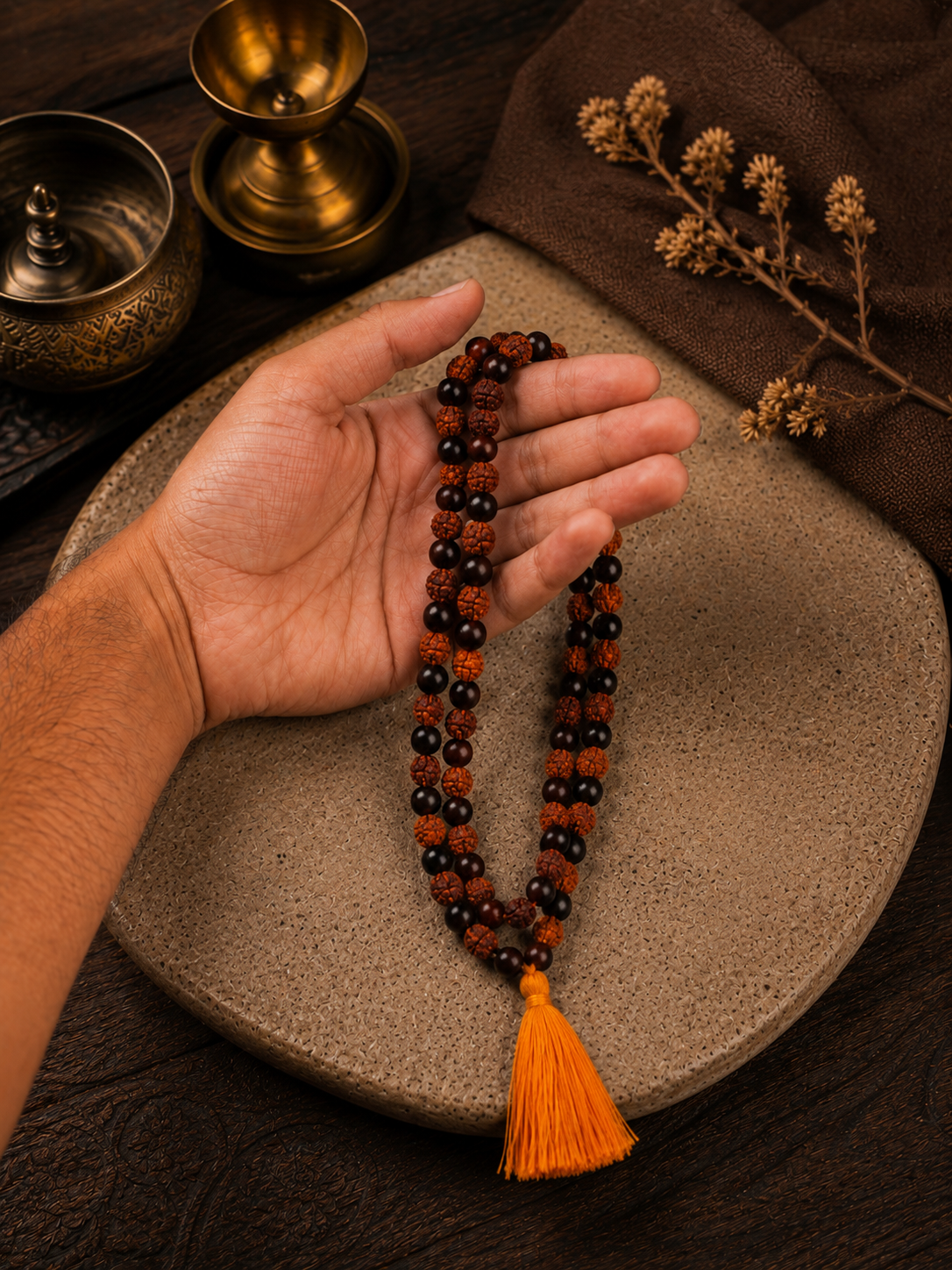Divya Raksha Rudraksha & Karungali Mala