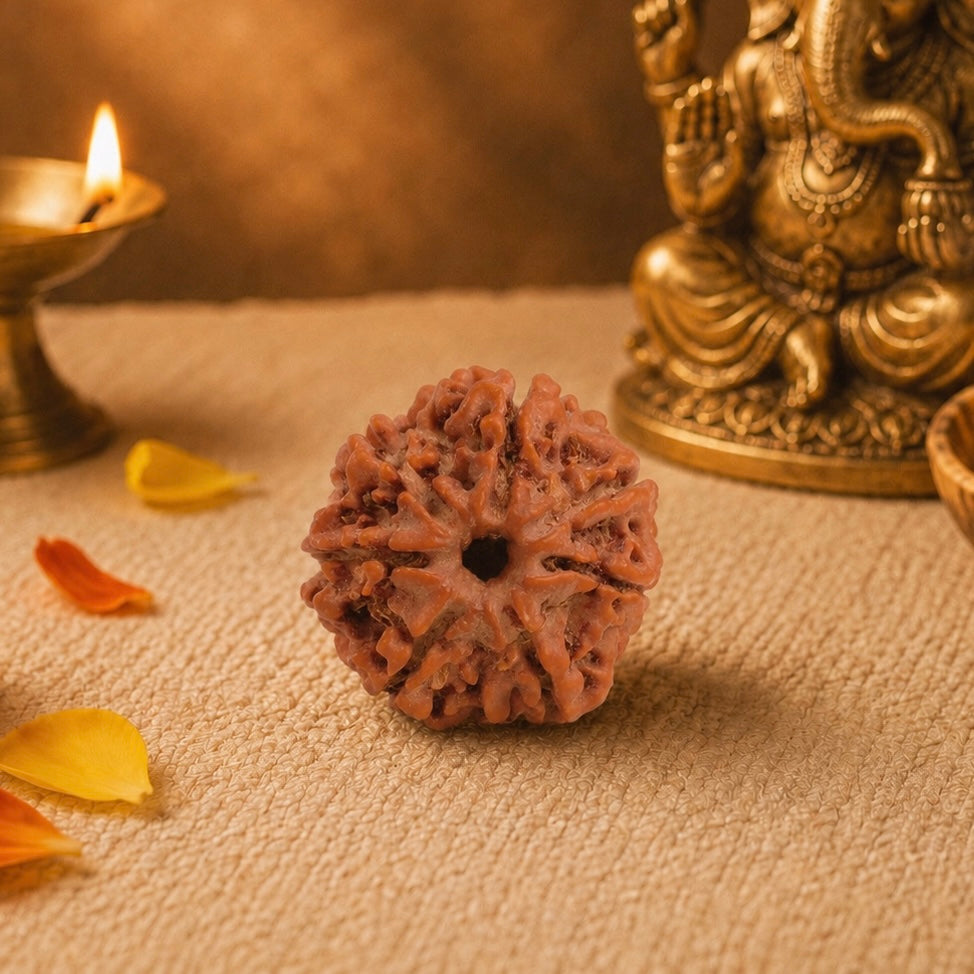 7 Mukhi Rudraksha - Mahalakshmi Shield